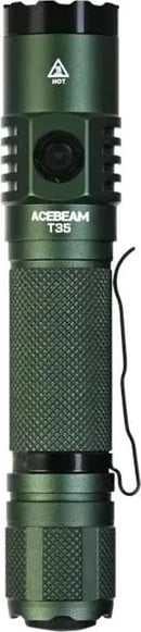 Elektrik dore AceBeam T35, LED, 1900 lumens, IP68, Gjelbër