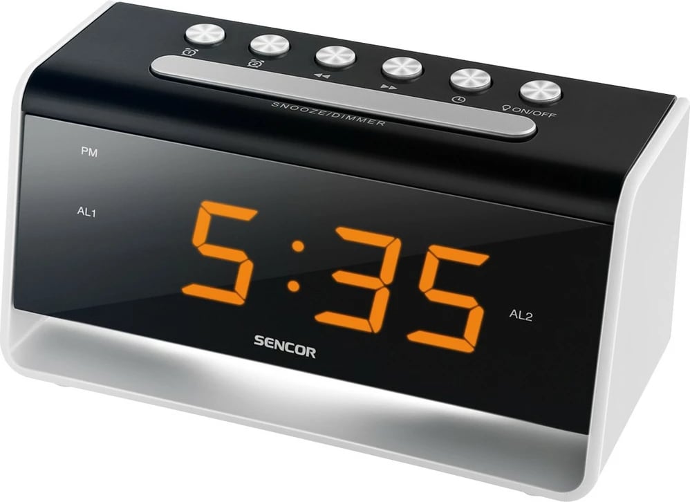 Orë digjitale Sencor SDC 4400 W, e zezë