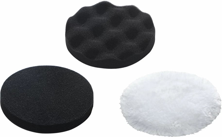 Set aksesorësh Baseus për makinë poliruese CRDLQ-C01, 3 copa, E zezë/E bardhë