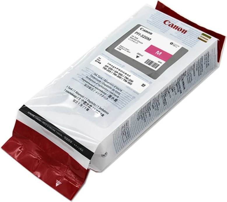 Kartush boje, Canon, PFI-320 (2892C001), 300 ml, magenta