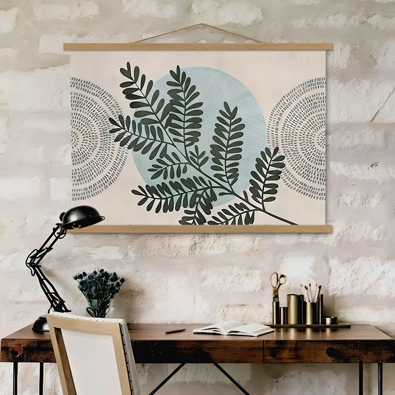 Pikturë dekorative me kornizë, shumëngjyrëshe, Wallity MRG04, 50x70cm