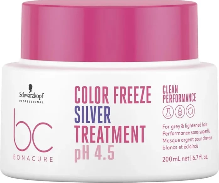 Maskë për flokë Schwarzkopf Bc Bonacure Color Freeze Silver Treatment unisex 200ml