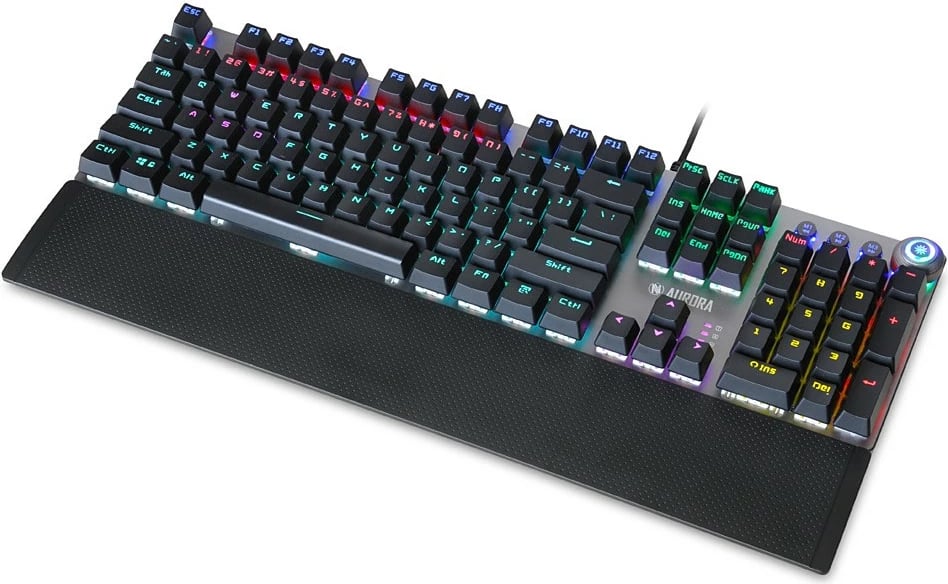 Tastierë mekanike gaming iBOX Aurora K-3 me ndriçim RGB, e zezë Tastierë mekanike gaming iBOX Aurora K-3 me ndriçim RGB, e zezë