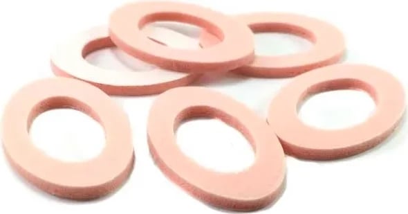 Unaza për bunion Schurz madhësi e madhe ovale unisex 6 copë rozë