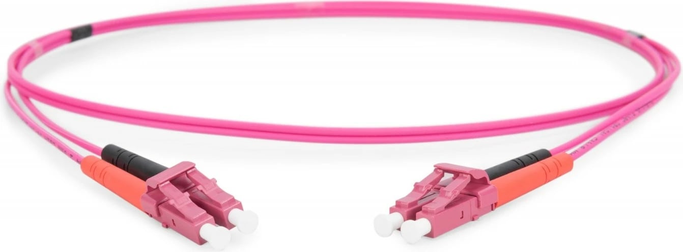 Kabllo optike Digitus DK-2533-01-4, LC-LC, OM4, 1m, Vjollcë Kabllo optike Digitus DK-2533-01-4, LC-LC, OM4, 1m, Vjollcë