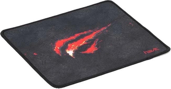 Mauspad Havit GAMENOTE MP837, 250x210mm, i zi me të kuqe