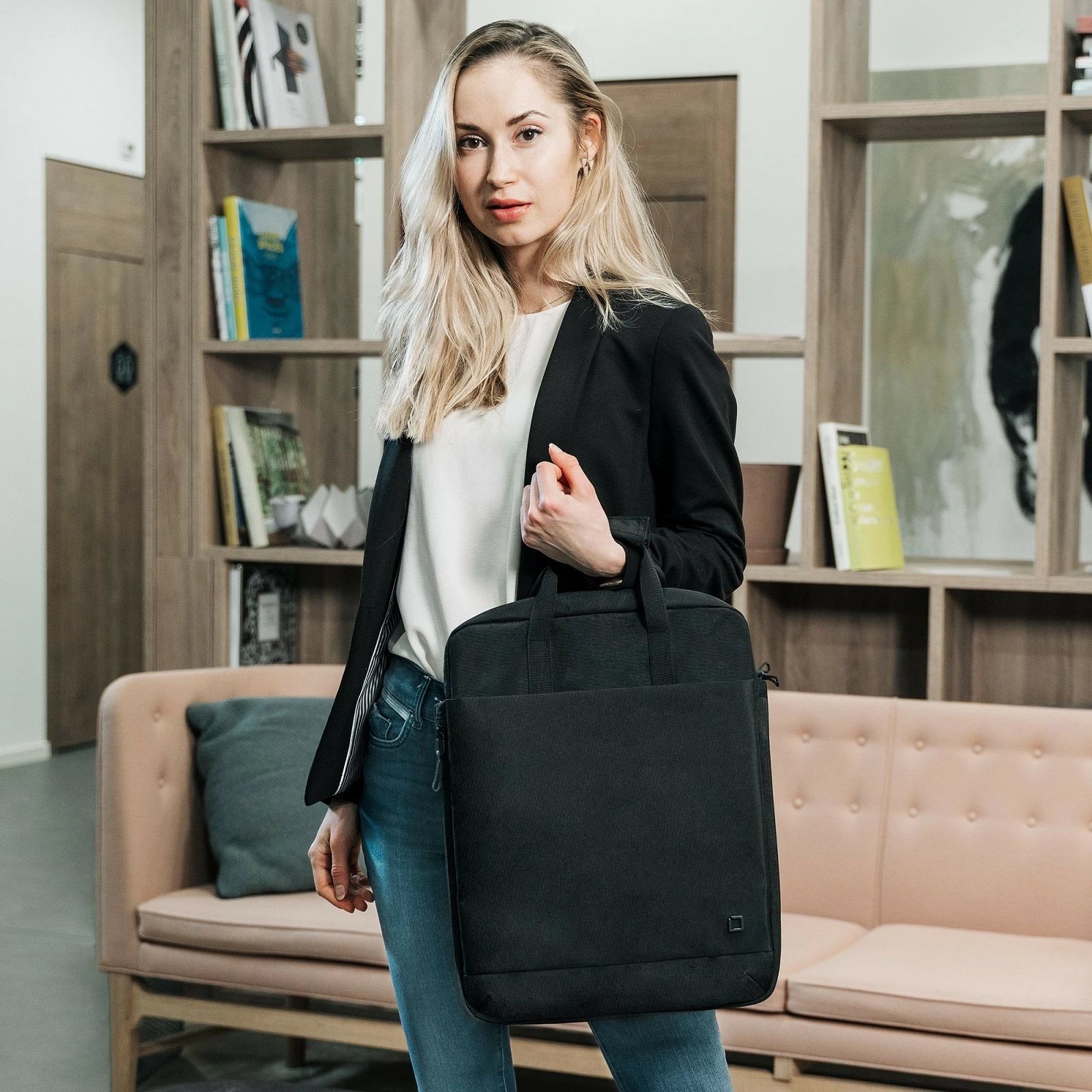 Çantë laptopi DICOTA Eco MOTION 13 - 15.6", e zezë