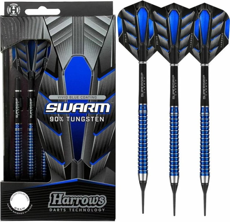 Shigjeta darts Harrows, të zeza/blu