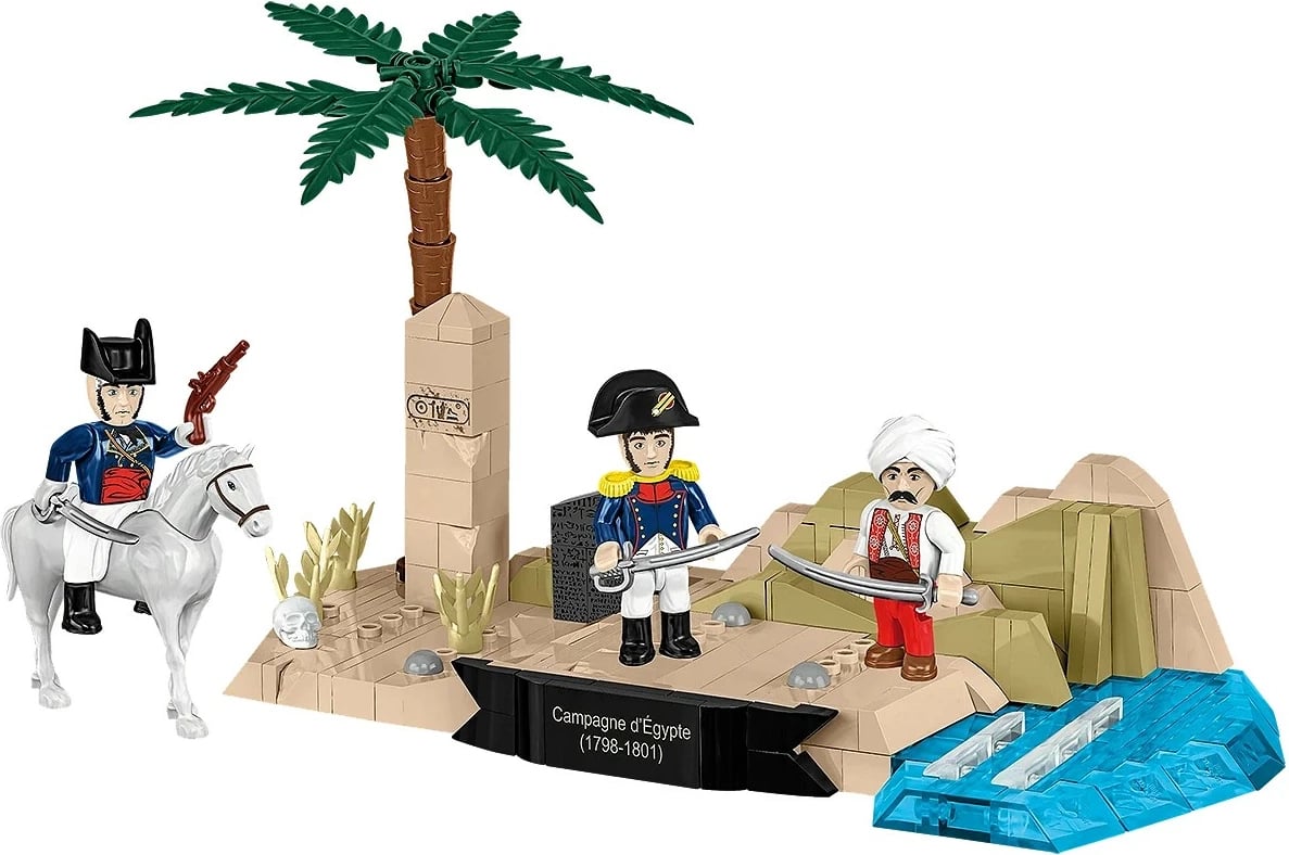 Set konstruktues Cobi Campagne d'Égypte 1798-1801, COBI-20092, 243 elemente, 3 figurina