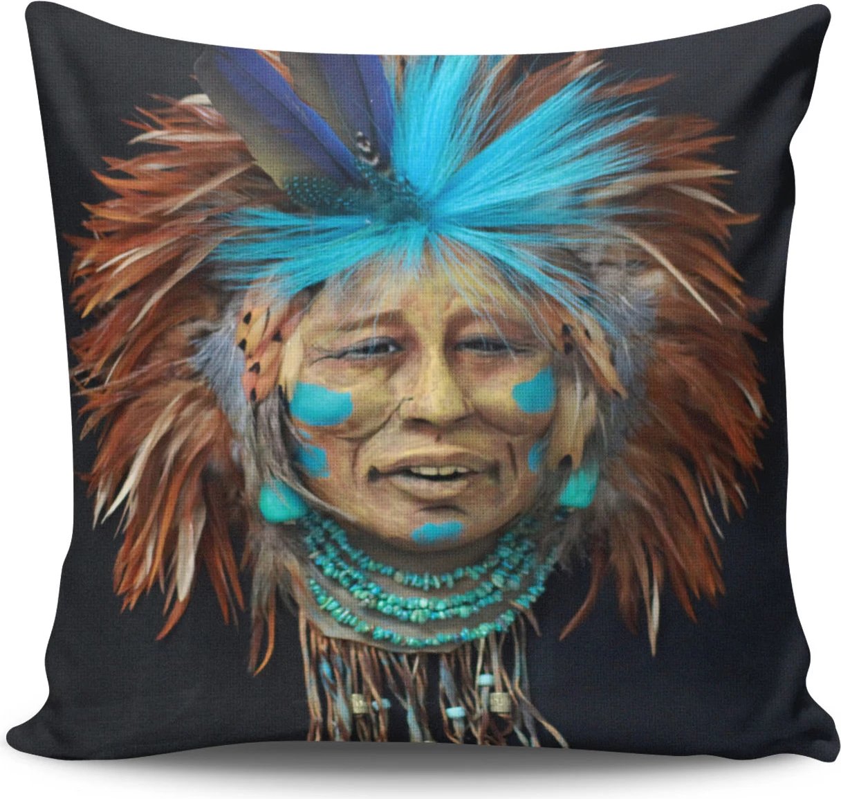 Jastëk Aberto Design, shumëngjyrësh, NTVKRLNT-4, 43x43cm