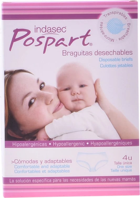 Të brendshme njëpërdorimshme INDASEC Pospart unisex 4 copë