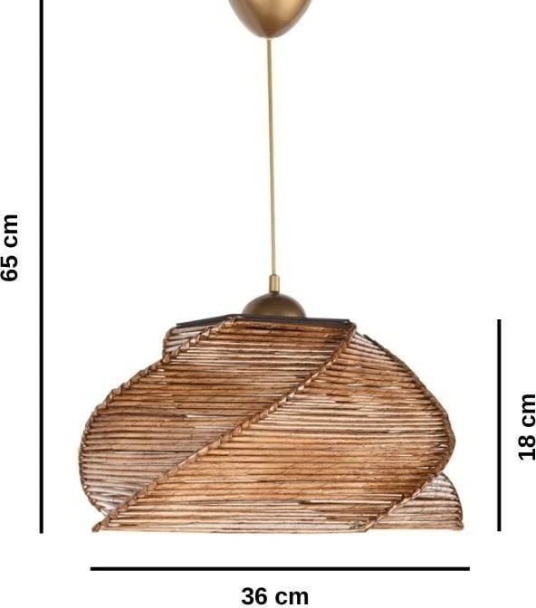 Llambë tavani Opviq, Pentagone, ngjyrë antike