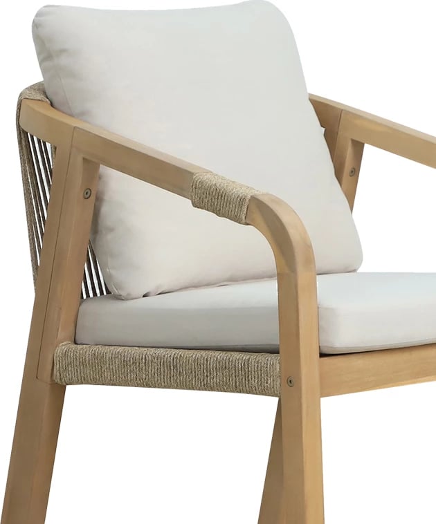 Karrige për bar Luciana dru akacie-bezhë 68x55x97.5cm