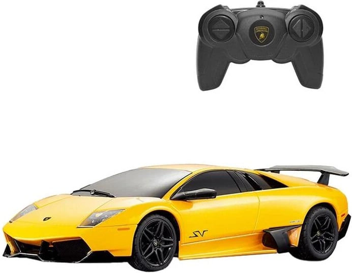 Makine me telekomandë RASTAR Lamborghini Murciélago LP670-4 1:24, e verdhë