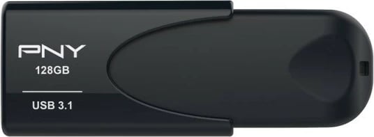 Pendrive PNY Attaché 4, 128GB, USB 3.1, e zezë