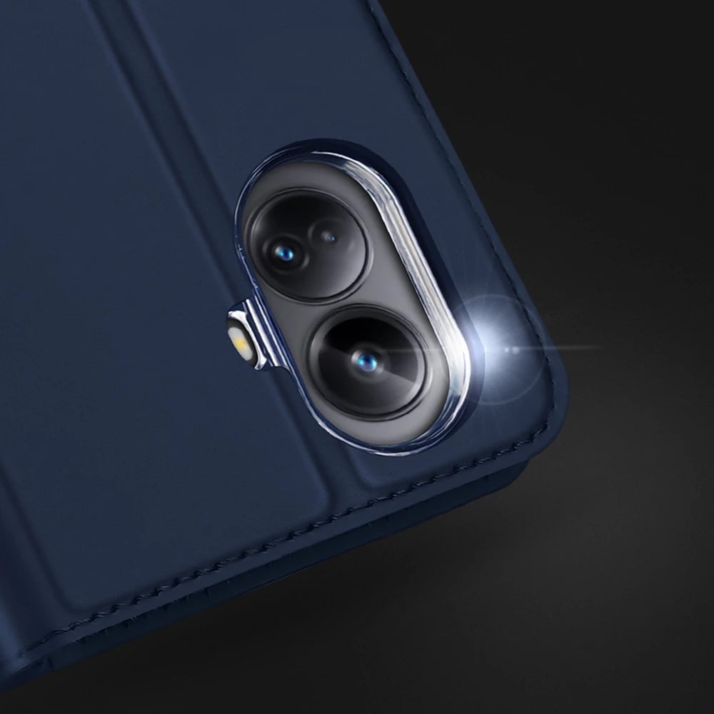 Mbështjellës Dux Ducis Skin Pro për Realme 10 Pro, me kapak, xhep kartelash dhe funksion standi, Blu