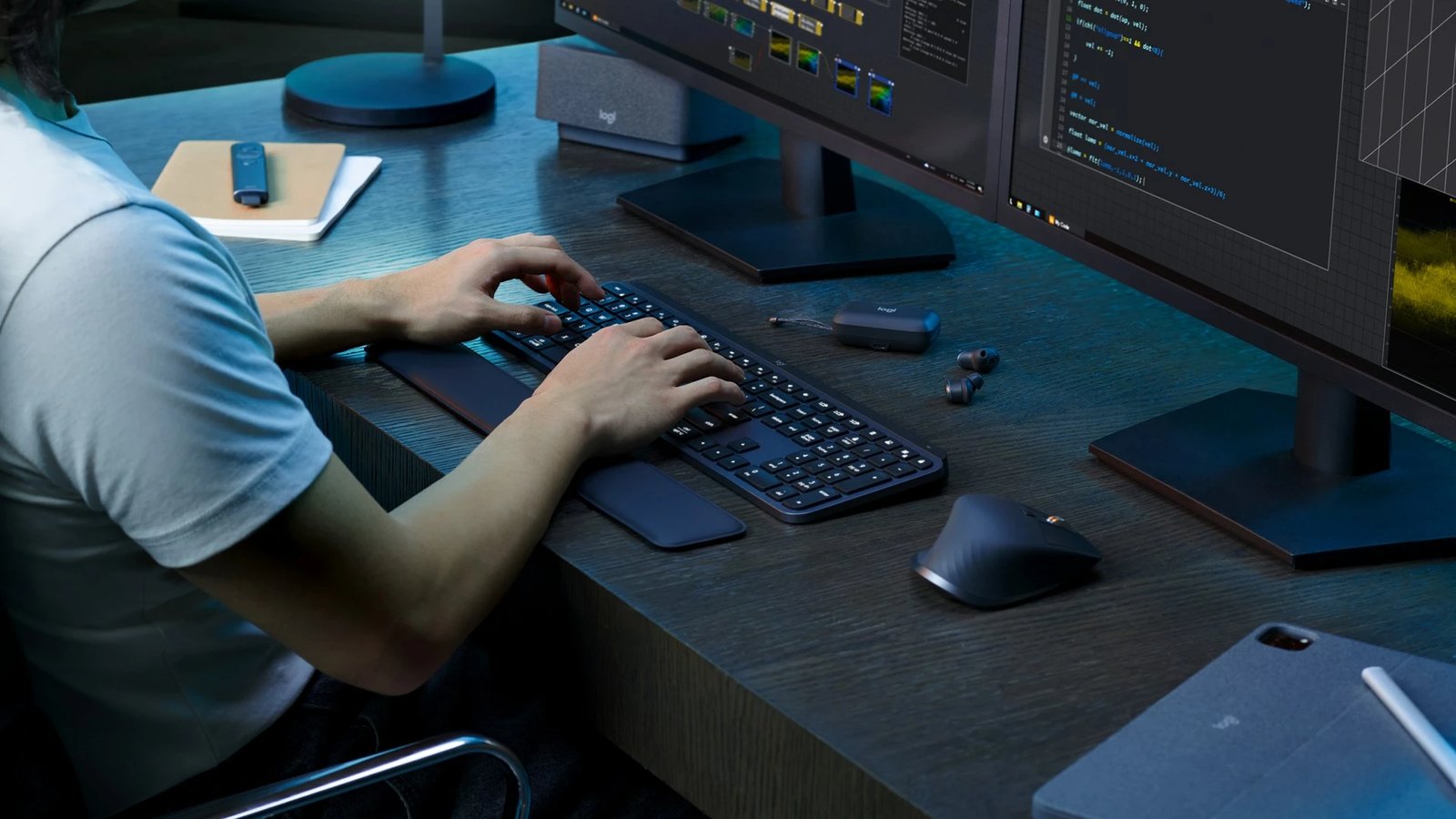 Tastierë Logitech Master MX Keys S, wireless, US International, grafit