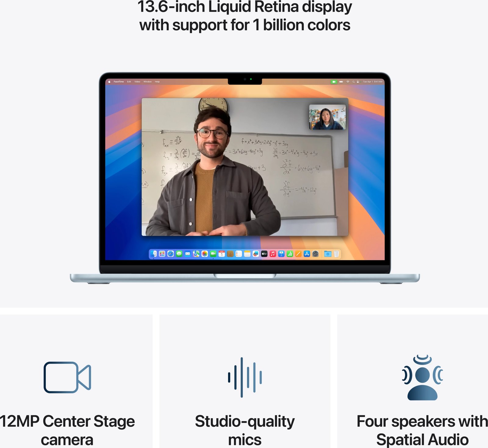 Apple MacBook Air, 13.6", M4 10-core, 16GB, 256GB SSD, 8-core GPU, Midnight