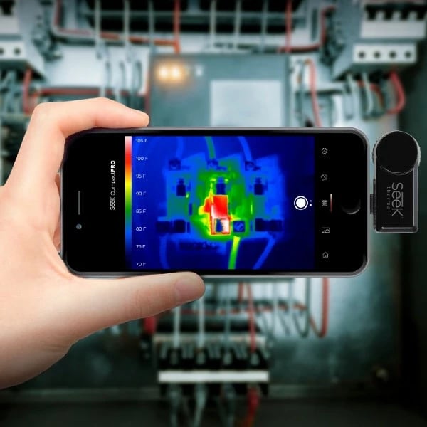 Kamerë termike Seek Thermal Pro FF për iOS, 320x240, 9 paleta, Lightning Kamerë termike Seek Thermal Pro FF për iOS, 320x240, 9 paleta, Lightning