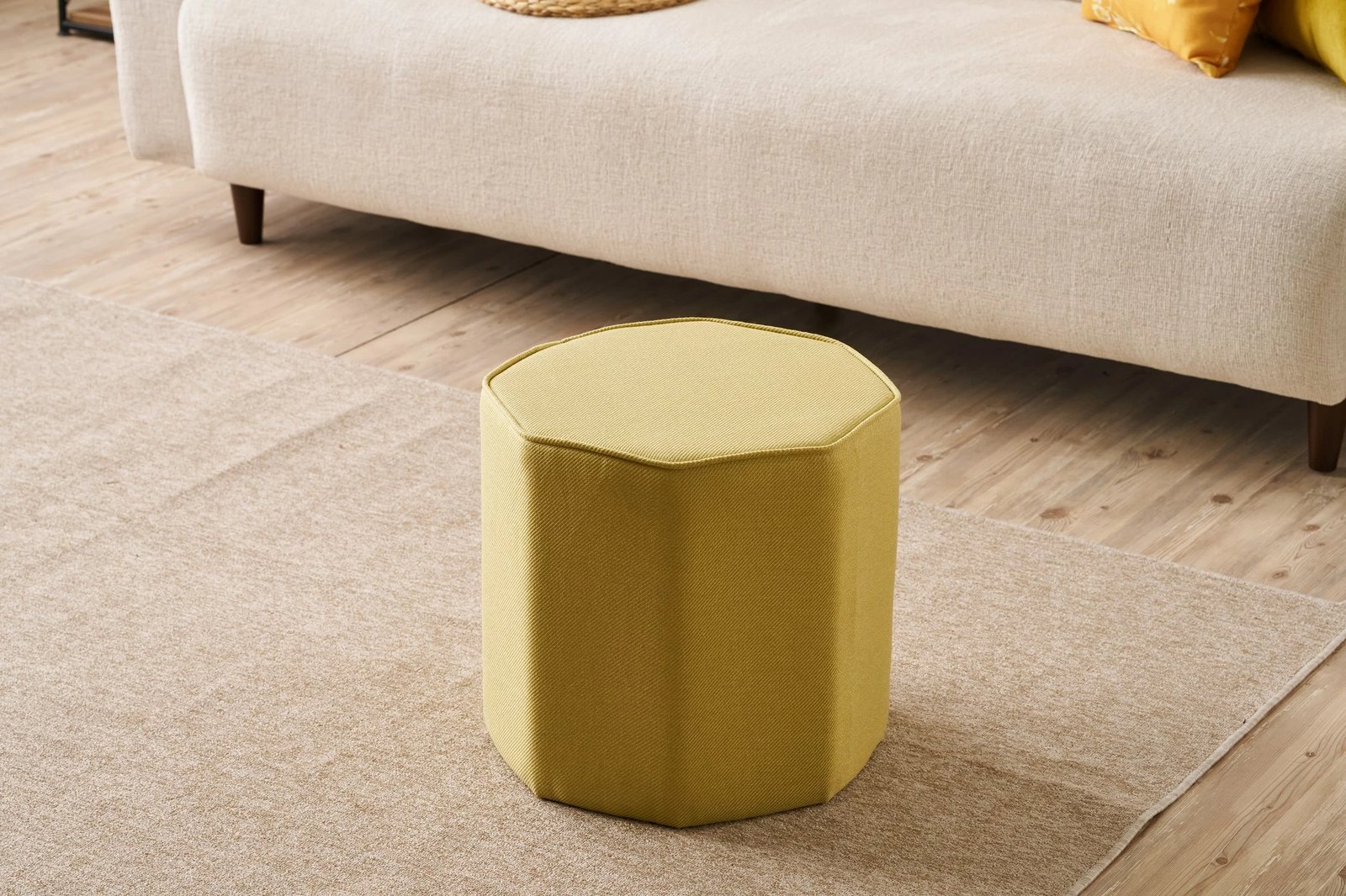 Puf Atelier del Sofa, e verdhë, İnözü