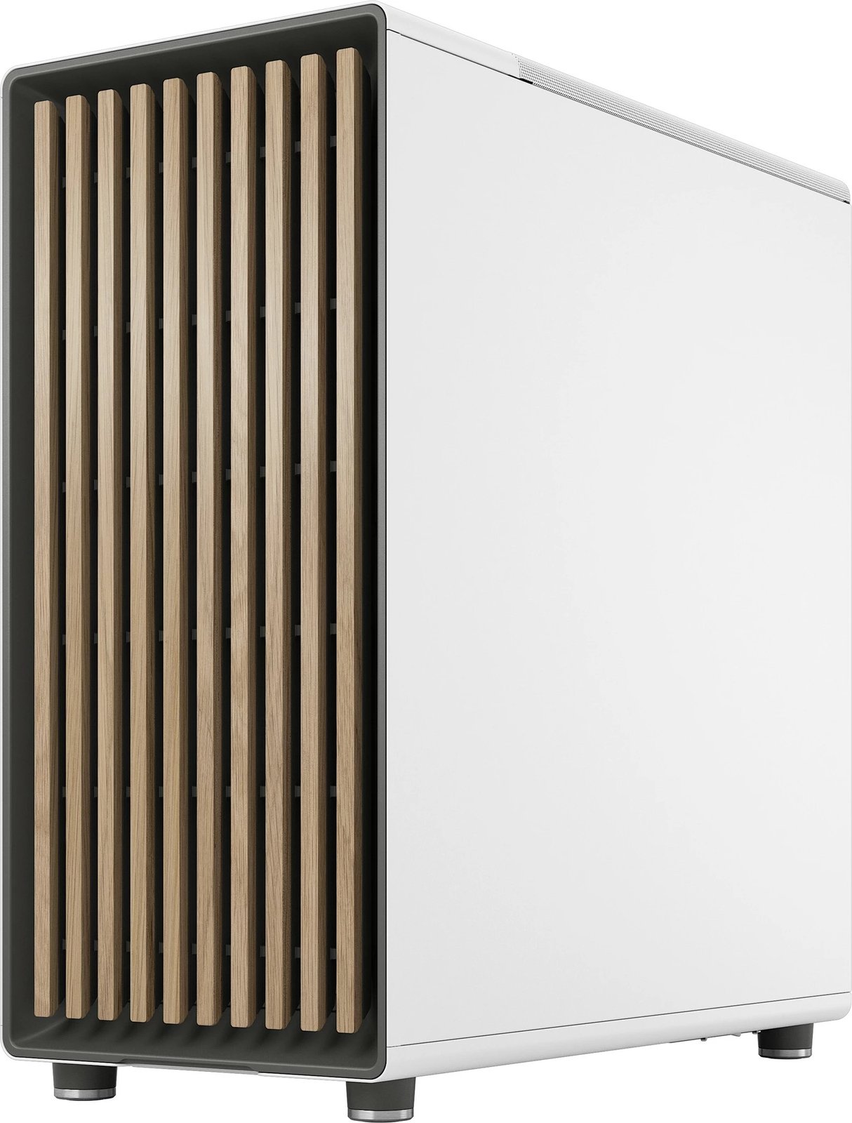 Kasë Fractal Design North Chalk White, Midi Tower, xham i kalitur Kasë Fractal Design North Chalk White, Midi Tower, xham i kalitur