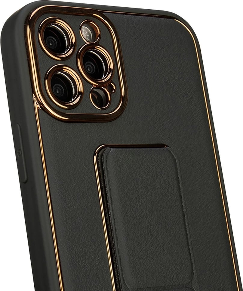 Mbështjellës Hurtel New Kickstand Case për iPhone 12 Pro, me qëndrim, rozë