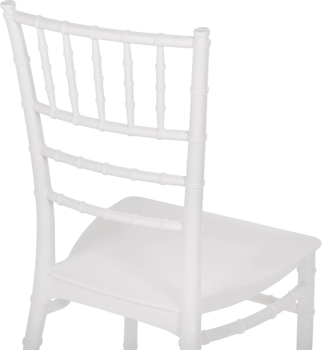 Karrige polipropileni për katering, FH8058.31, Tiffany, ngjyrë e bardhë, 39x47x88 cm