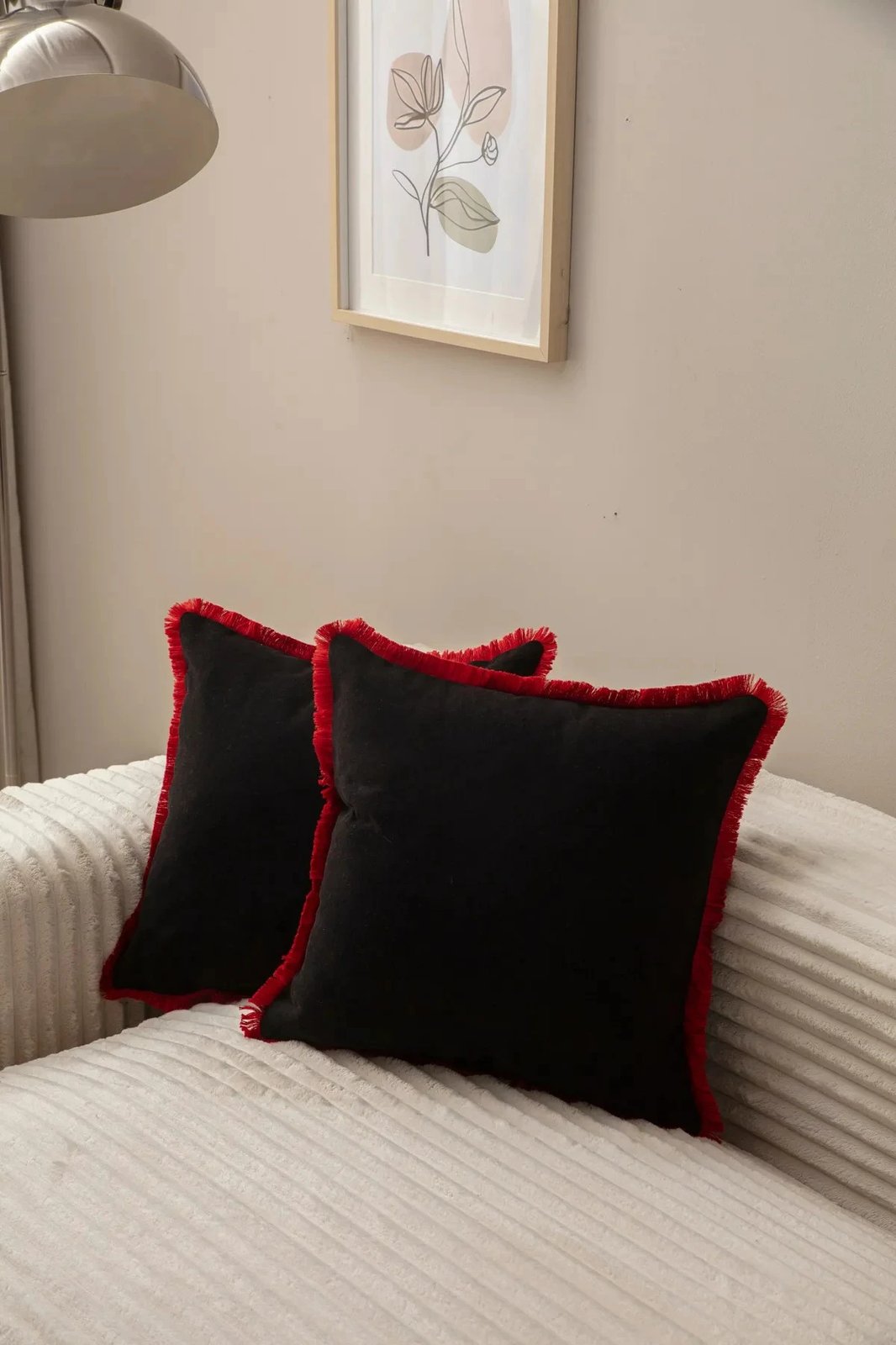 Set mbulesash për jastëkë (2 copë), Evila Originals, Sacakli, e zezë v2