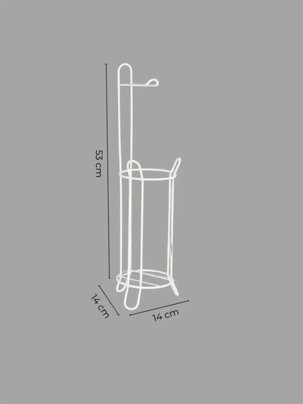Mbajtës letre tualeti Mijolnir, i bardhë, WB049-W
