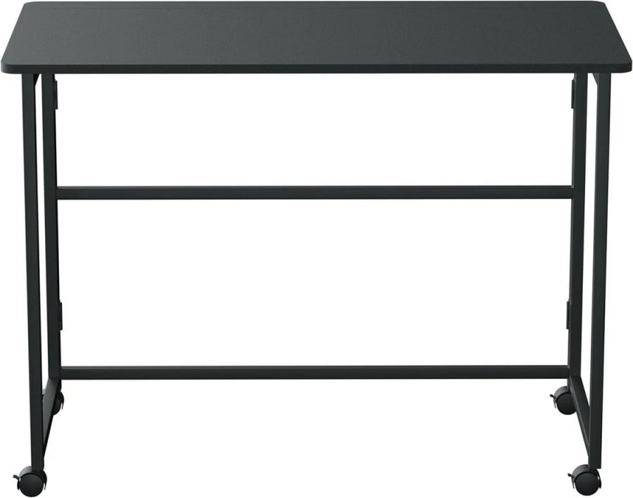 Tavolinë pune palosëse mobile, Maclean MC-1250 B, 100x50 cm, ngarkesë max 50 kg, e zezë