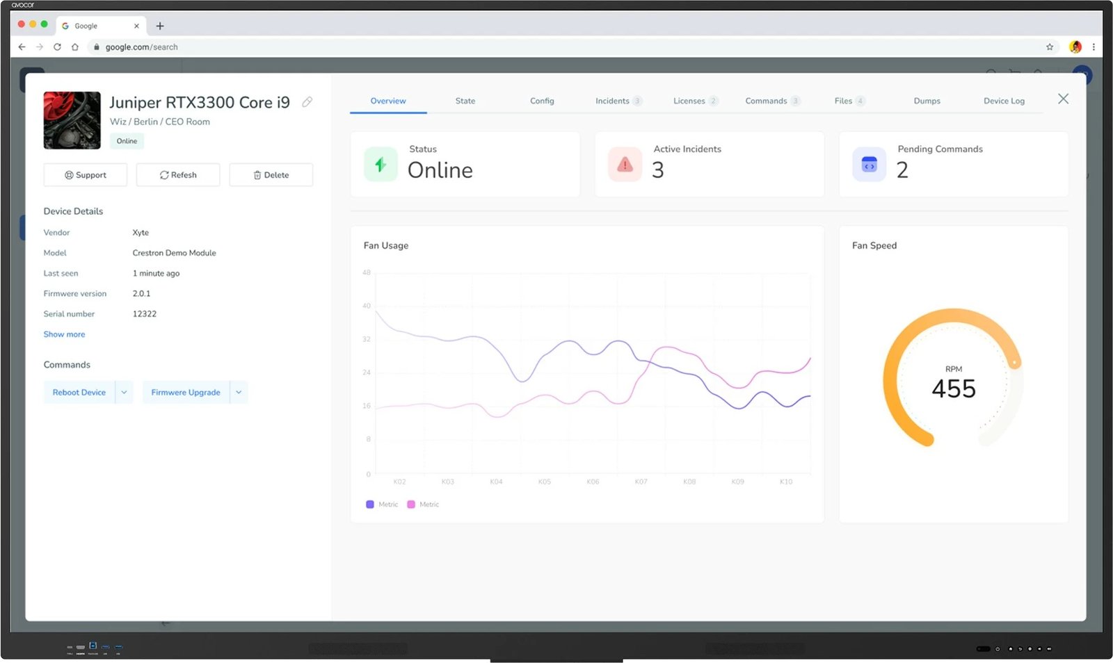 Ekran i madh AVOCOR E Serie AVE-6550 65 inç