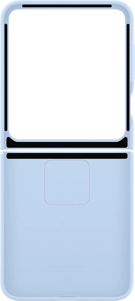 Mbështjellës Samsung Galaxy Z Flip6 silikon me unazë, blue