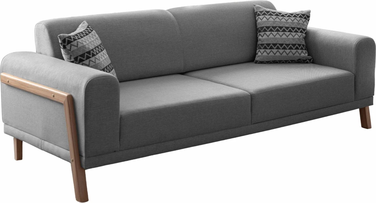 Divan treshe Atelier del Sofa, ngjyrë gri