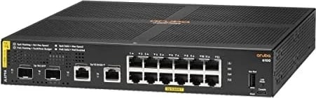Switch HPE Aruba 6100 Managed 12G 2SFP+ PoE+ 139W