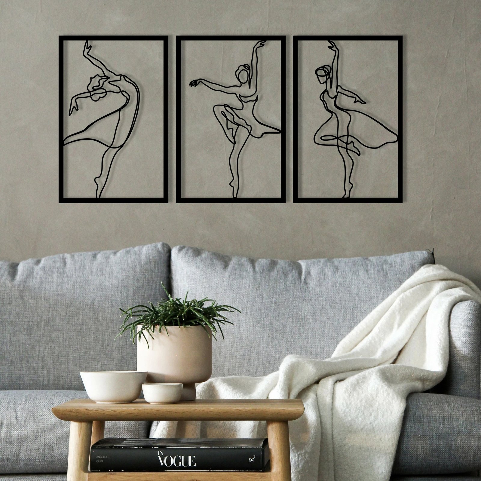 Aksesor dekorativ metalik për mur, Wallity, Zumra