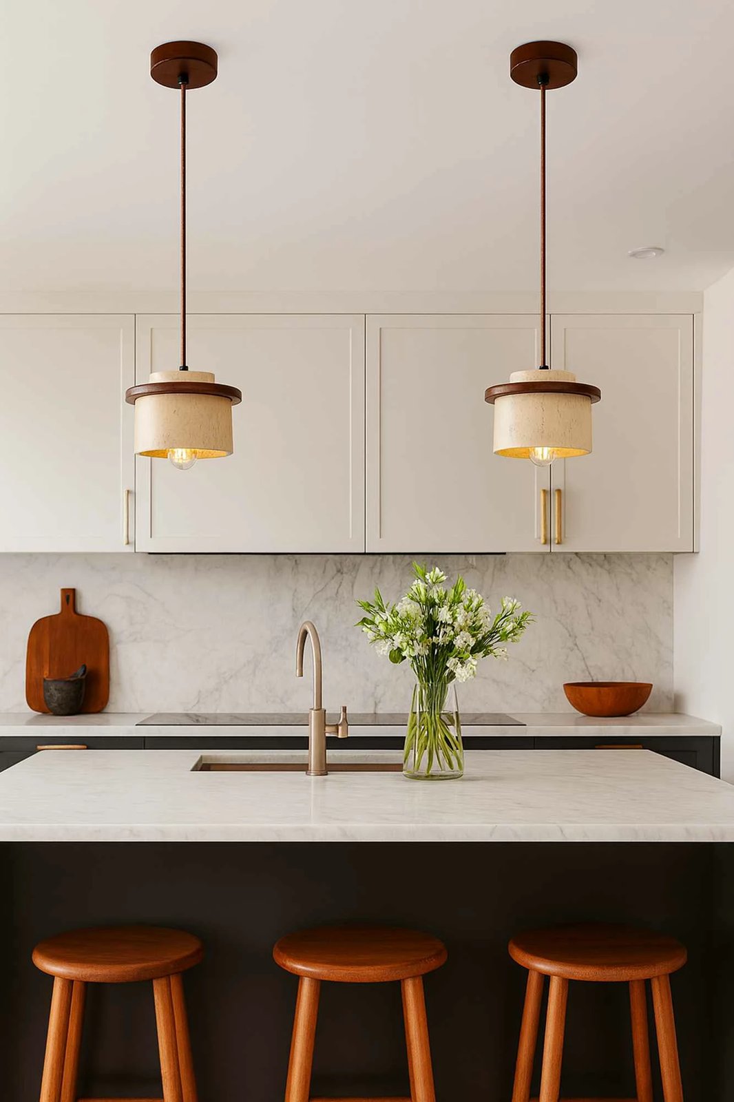 Llambë tavani Opviq, Ente, dru arre, bezhë