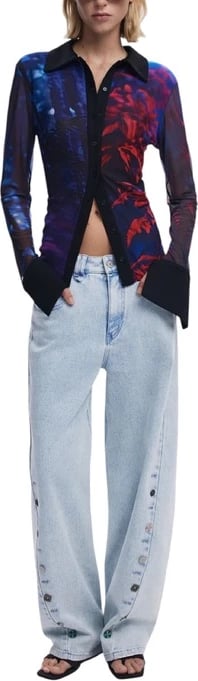 Këmishë Desigual femra e zezë