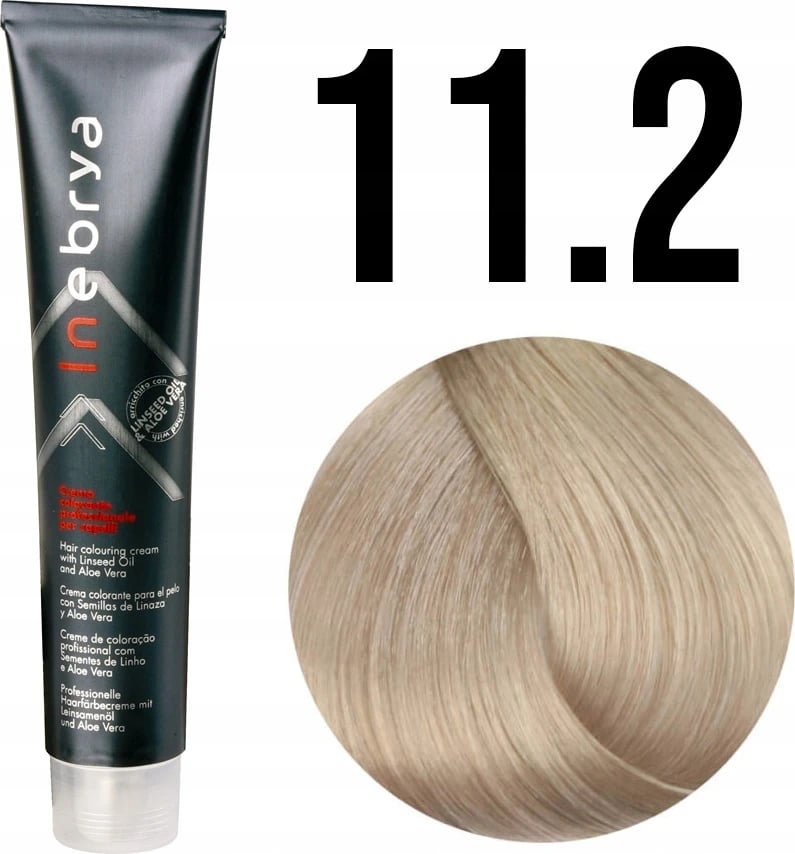 Ngjyrë për flokë Inebrya 11/2 Bionde  super platinium perlë shumë e qelët, 100 ml