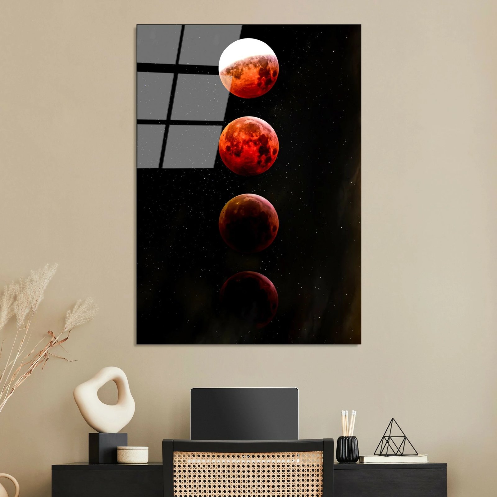 Pikturë dekorative prej xhami të temperuar, Wallity UV-201, shumëngjyrëshe, 70x100cm