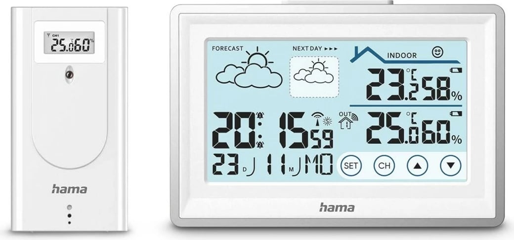 Stacion moti Hama Bahamas, 222228, matje temperaturë dhe lagështie, i bardhë