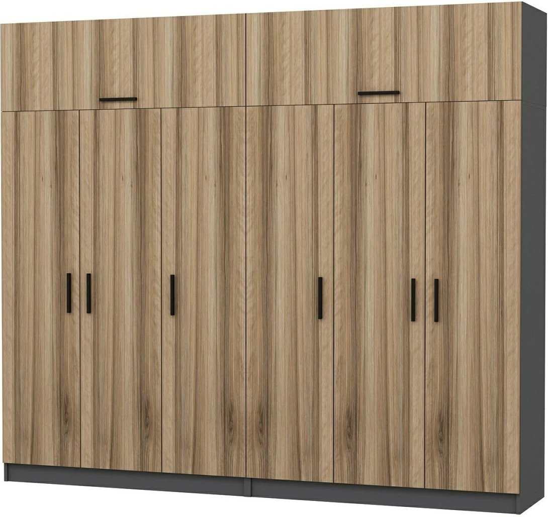 Dollap Skye Decor, ngjyrë dore, 270x235x52cm, 10 pjesë