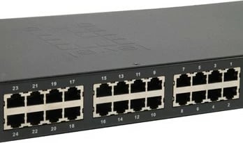 Switch LevelOne 26-Port FGP-2602, 24 PoE, 2 Gigabit SFP, 380W