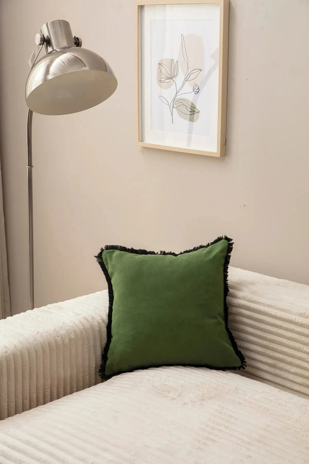 Jastëk mbulesë, ngjyrë e gjelbër, Evila Originals, 43x43cm