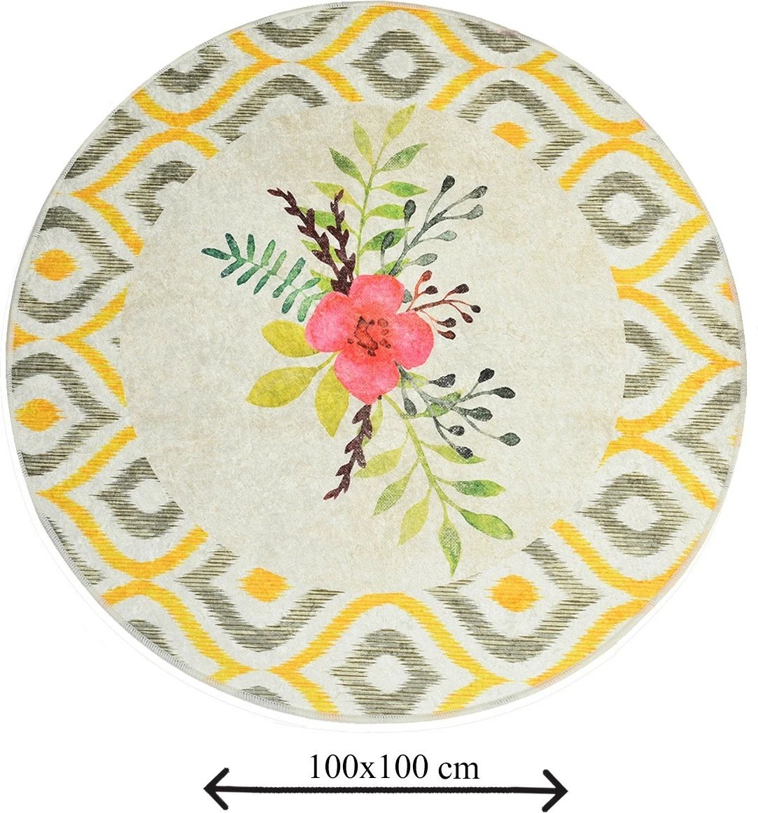 Tapet banje Mijölnir, Blondie Djt, shumëngjyrësh, 100 cm