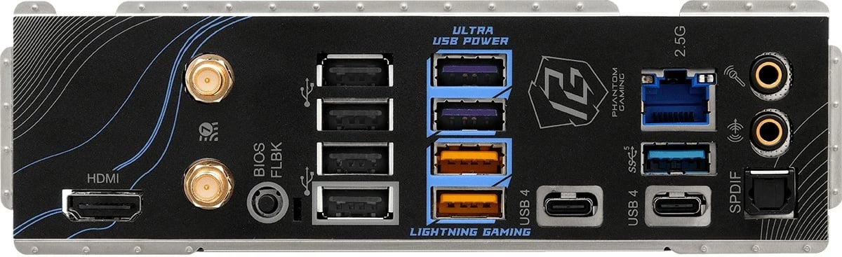 Pllakë amë ASRock X870 RIPTIDE WIFI, ATX, DDR5, Socket AM5, Wi-Fi 7, e zezë