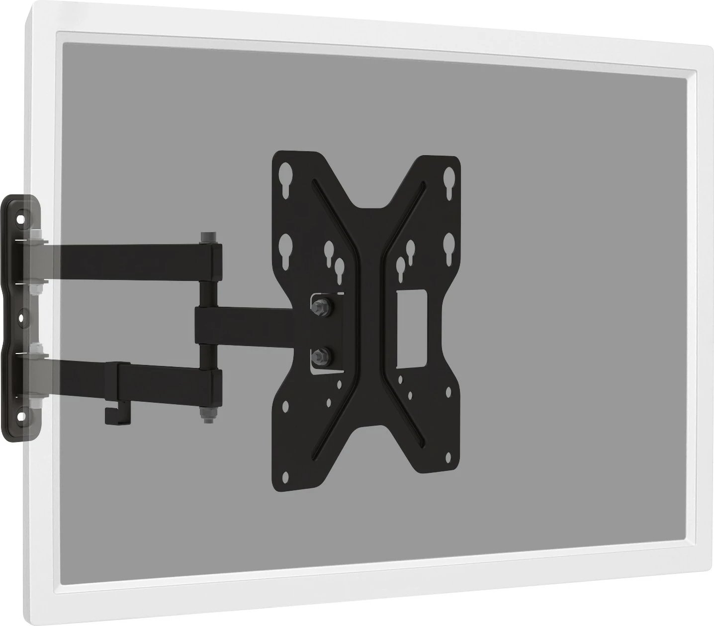 Mbajtës muri për monitor Digitus, universal, 19-42 inç, VESA 75x75 deri 200x200, i zi