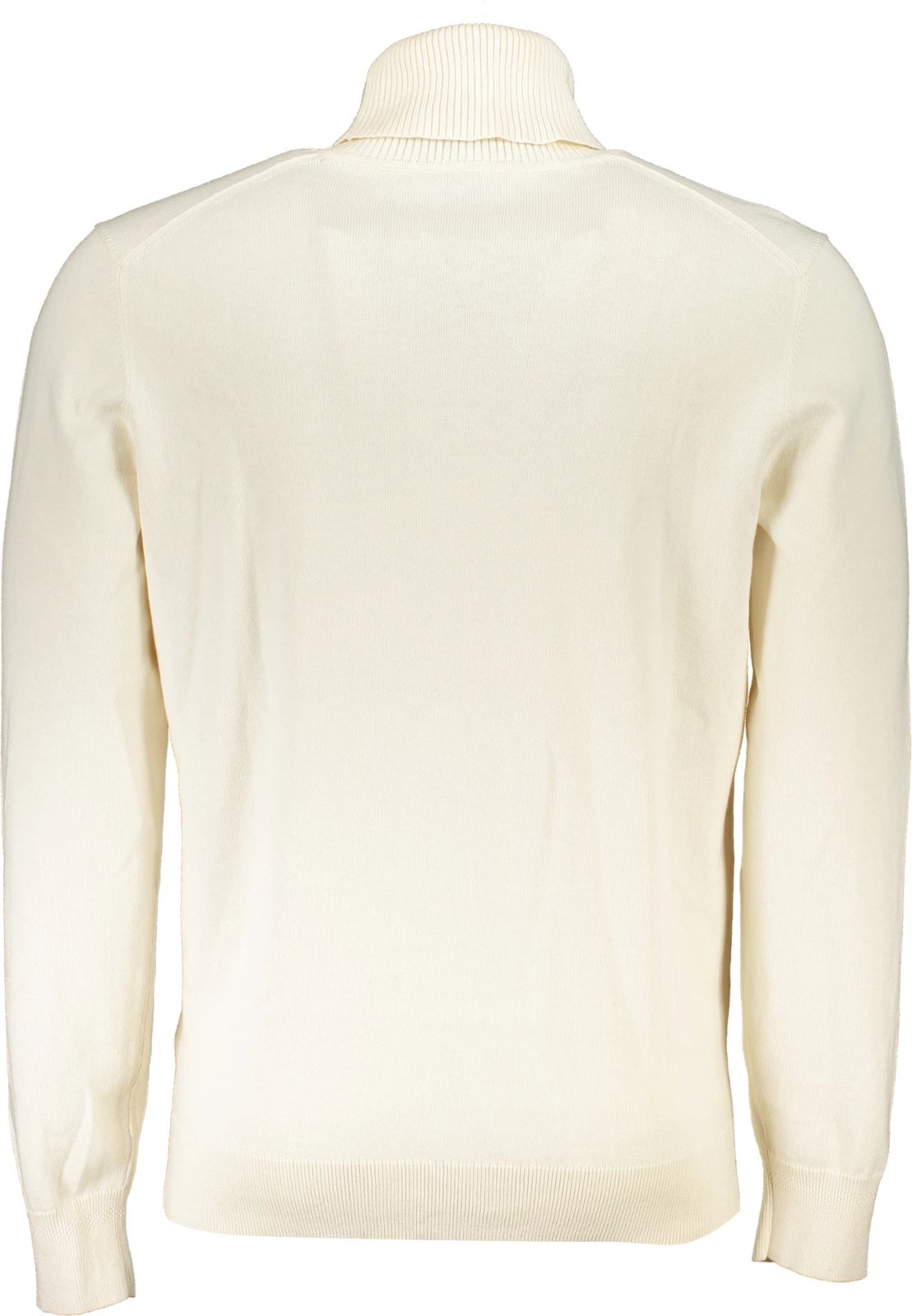 Xhemper për meshkuj BOSS turtleneck, i bardhë