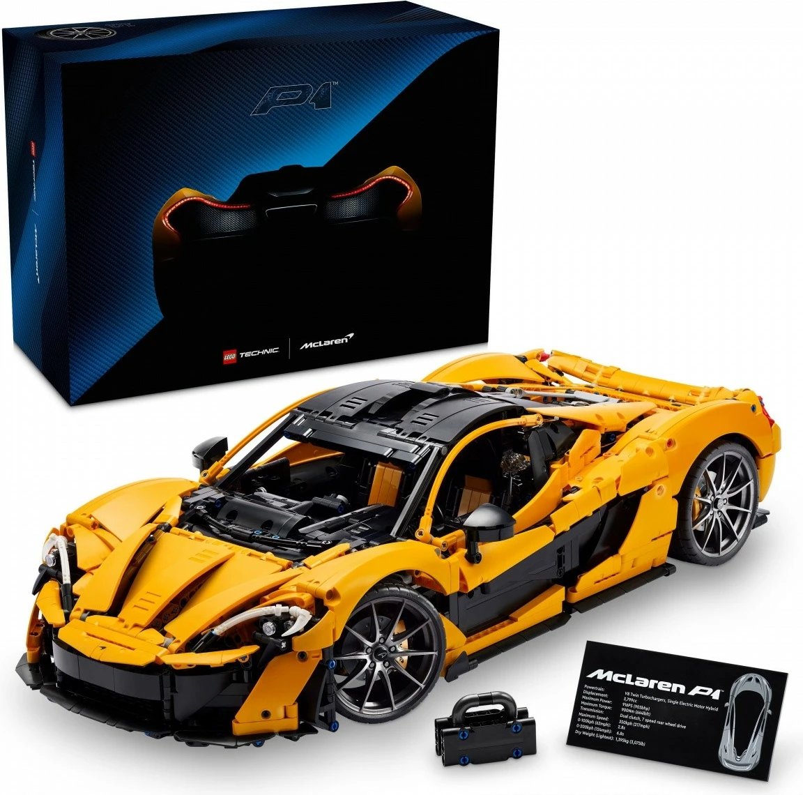 Set ndërtimi LEGO Technic McLaren P1, 42172, 3893 pjesë, plastikë, ekstra i madh