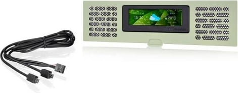 Panel LCD për kasë Thermaltake The Tower 200, Matcha Green