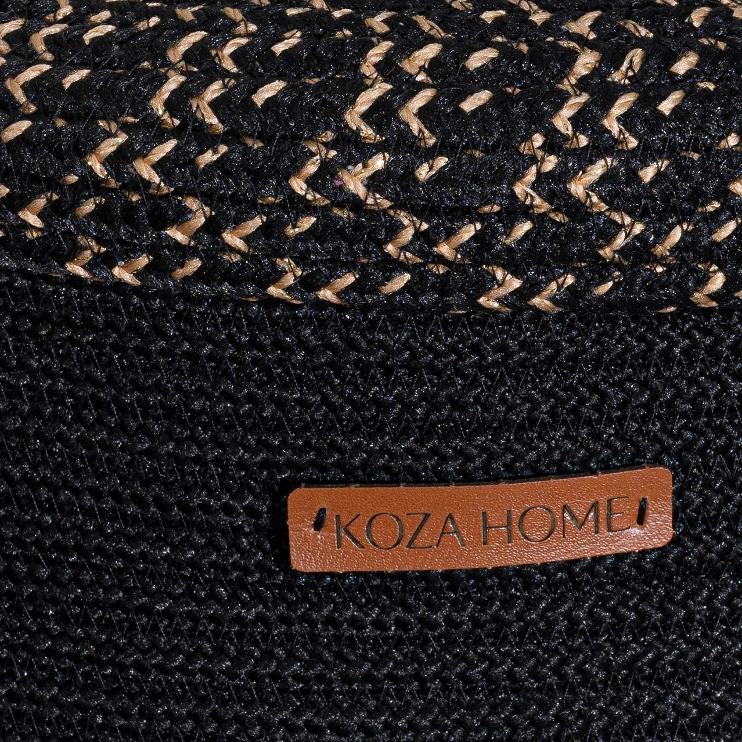 Kuti dekorative, e zezë, Evila Originals, 36x15x45 cm